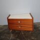 Table de Chevet Murale Mid-Century en Palissandre