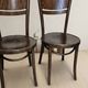 Set of 4 ton wooden dining chairs, 20th century, czechoslovak, 90 × 46 cm