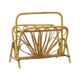 French Rattan Magazine Rack Boho Style Sixties