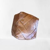 Coole handmade marrocan house style pouf in 70's style from original buffalo leather - new