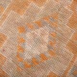 2x12 Long Narrow Orange Vintage Runner Rug, 75x378Cm SK 18494 FREE SHIPPING