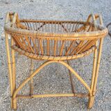 Fauteuil  rotin 1960