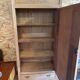 Armoire parisienne vintage avec miroir