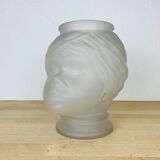 Nubian glass anthropomorphic vase