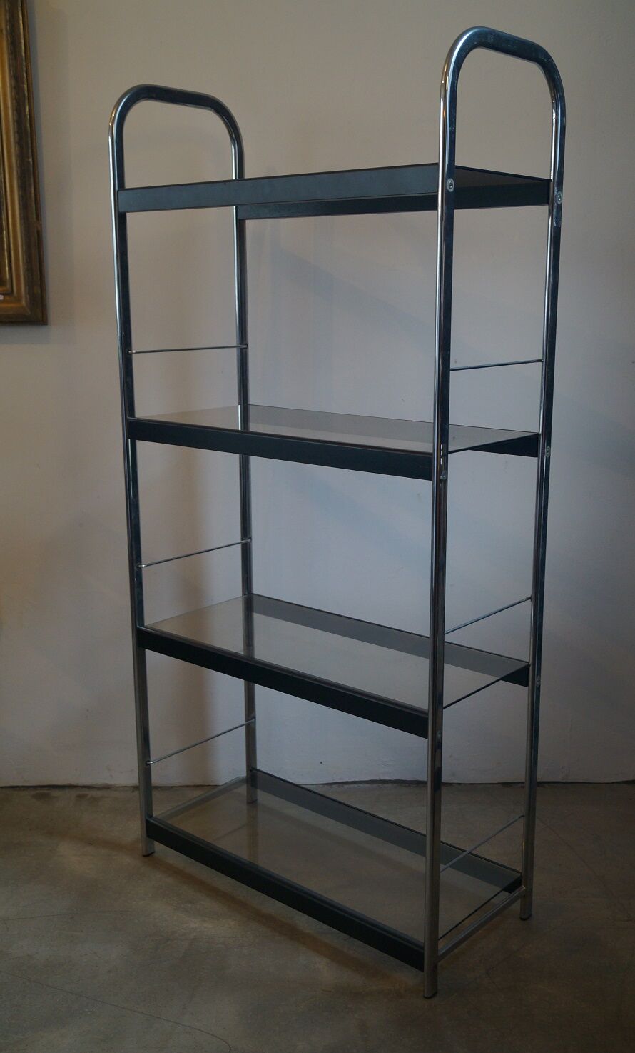 Bookcase 1970 chrome