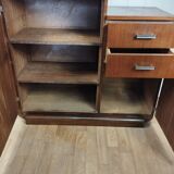 Asymmetrical vintage art deco style sideboard