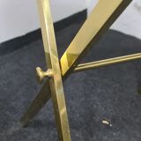 Vintage metal folding side table