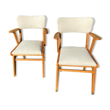 Paire de fauteuils bridges