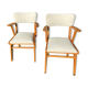 Pair of bridges armchairs