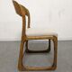 Série de 4 chaises traineau Baumann des années 60/70