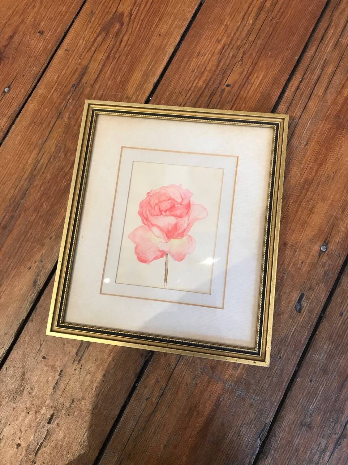 Pink watercolor
