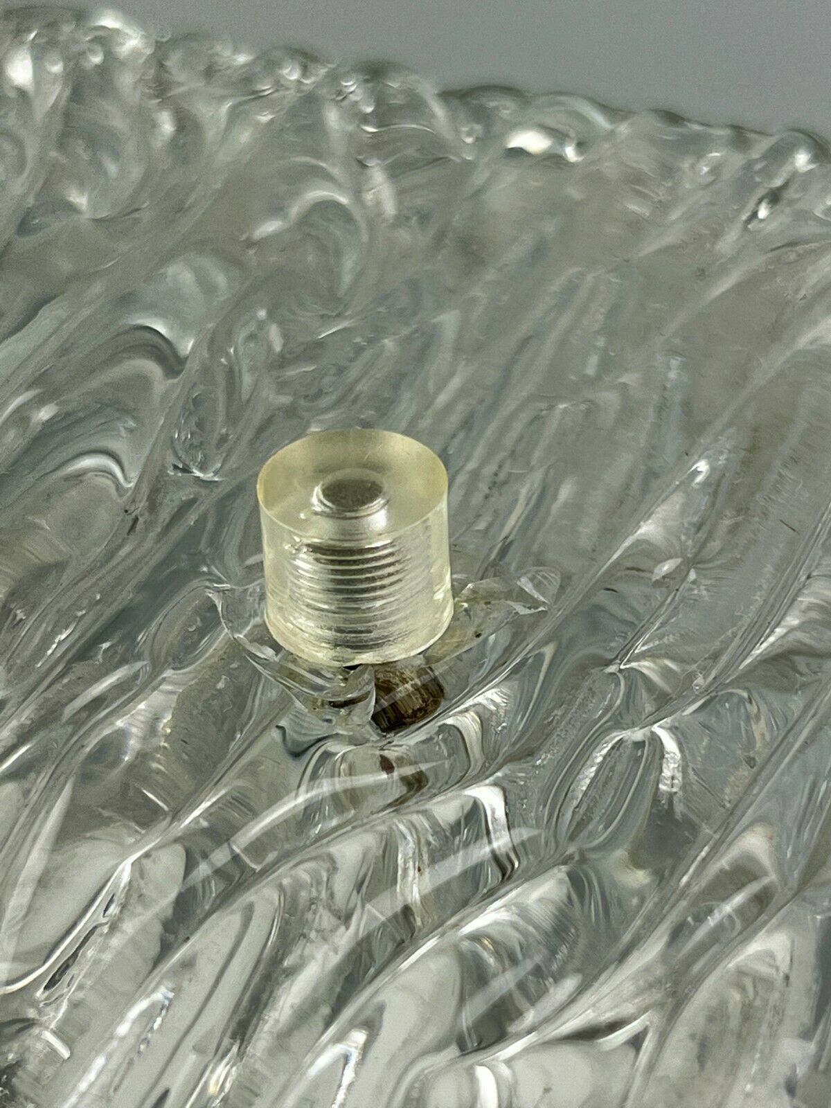 1960s lamp ceiling lamp Plafoniere Kalmar Franken Ice Glas Design