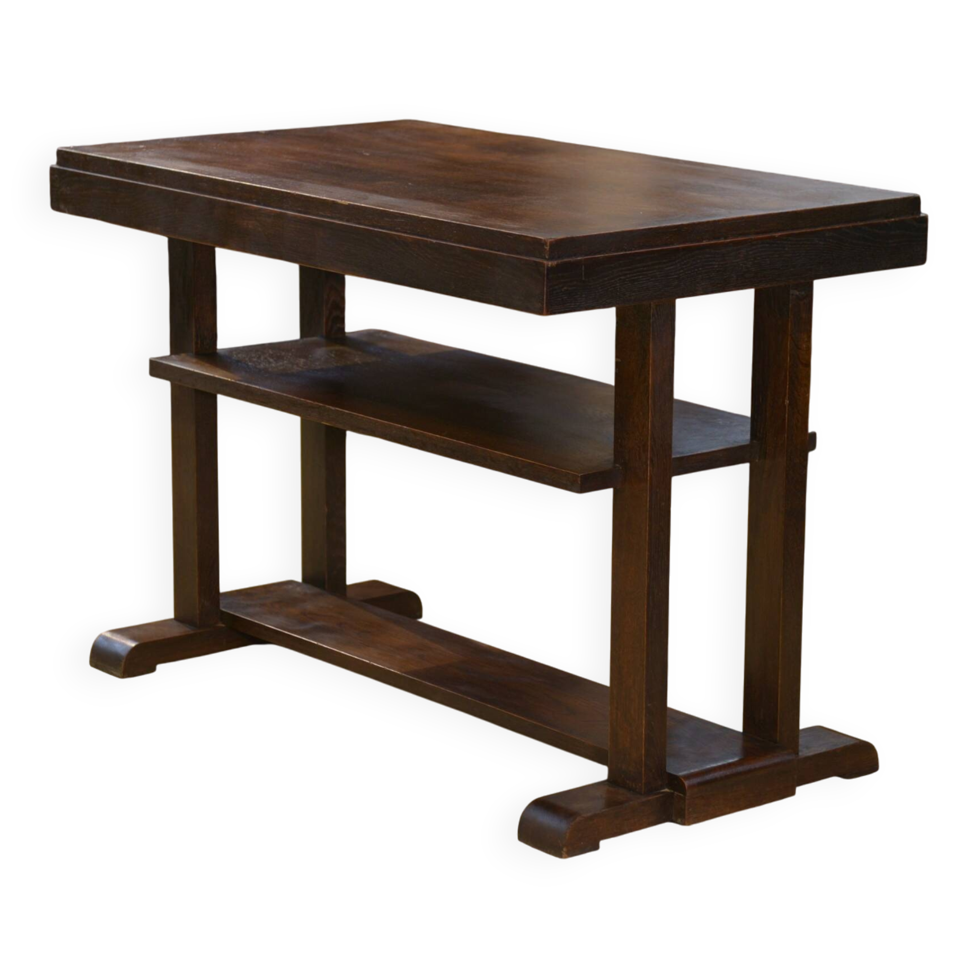 Oak console/side table from the 1940s.