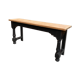 Console patinée en Chêne
