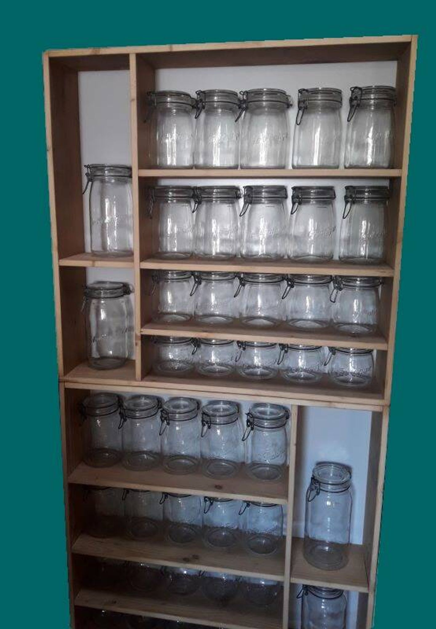 Spice shelves L1.6mxH79cm
