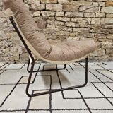 Vintage tubular armchair 1970s