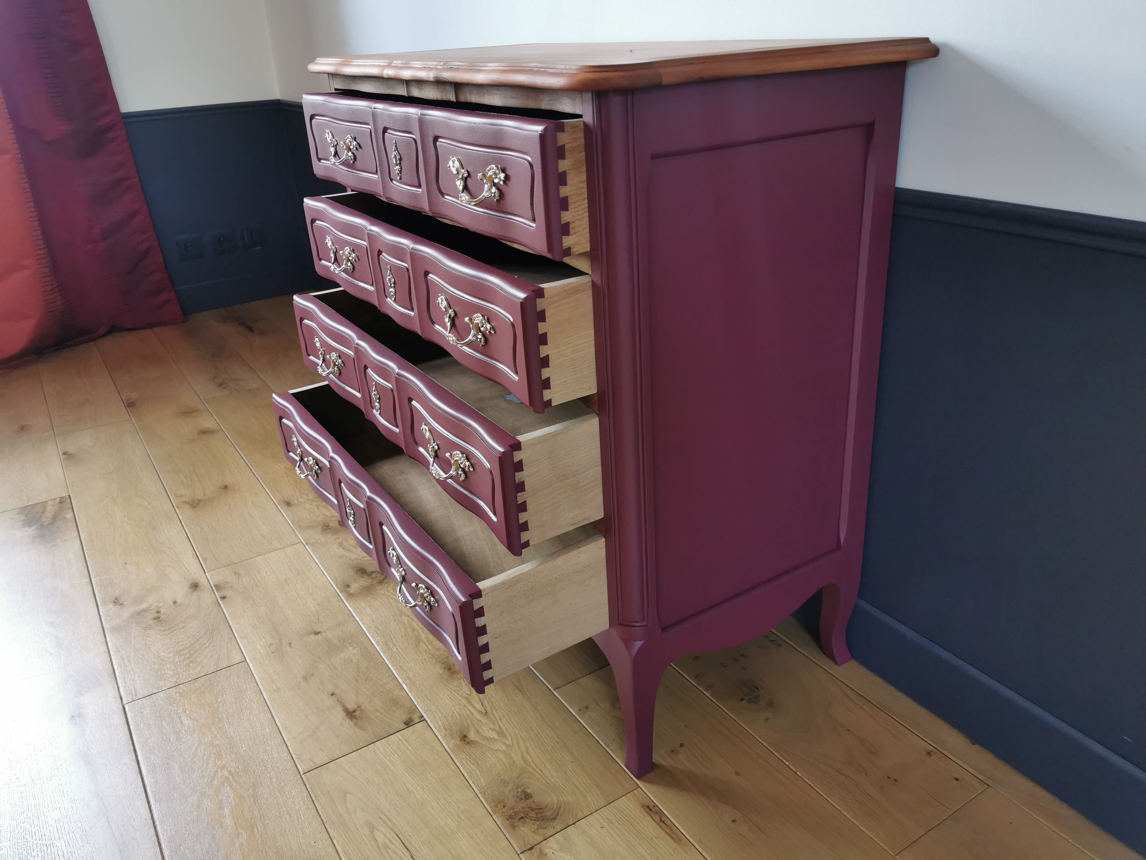 Commode en merisier rénovée | Selency
