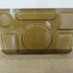 Set of 3 Guzzini trays in transparent ABS and orange ABS, 1970, vintage.