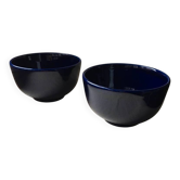Bols Molin bleus vintage