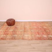 Peach Vintage Moroccan Rug 176 x 287 cm, Berber Wool Rug, Handmade Boho Rug