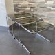 Chrome trundle tables