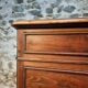 Commode ancienne française en pin, début des années 1900