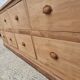 Furniture by trade eight large drawers raw wood