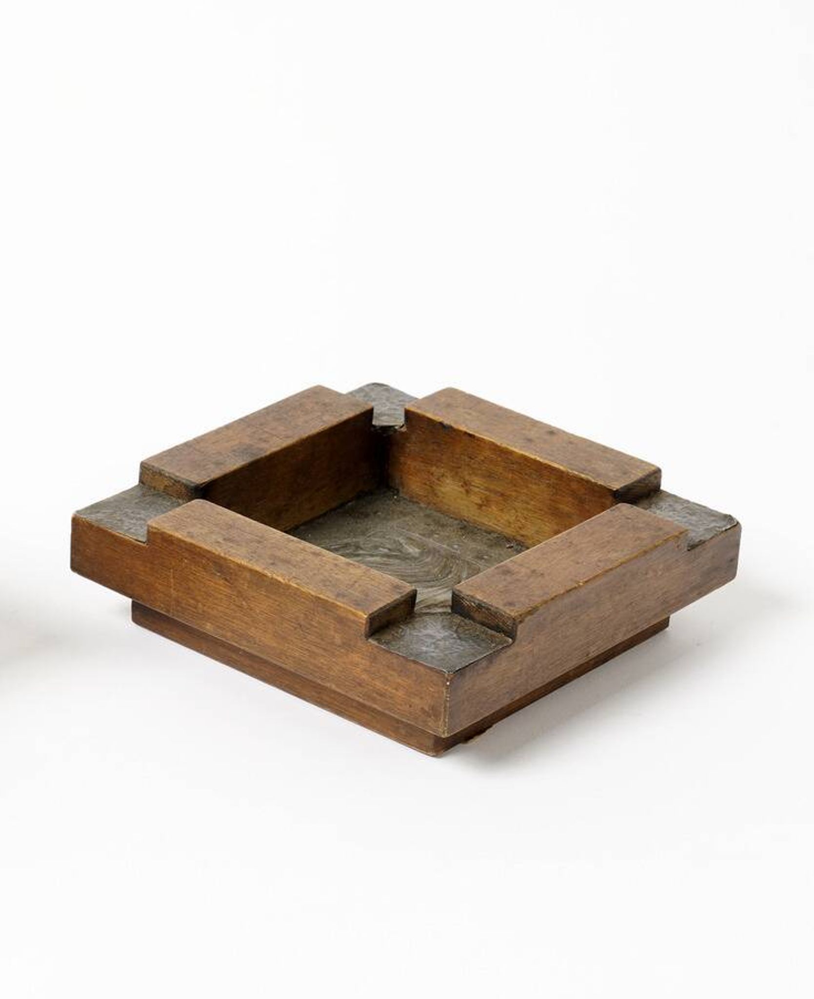 Mid-century rare Smoking Set, ashtray and cigars box, Italy 1950s