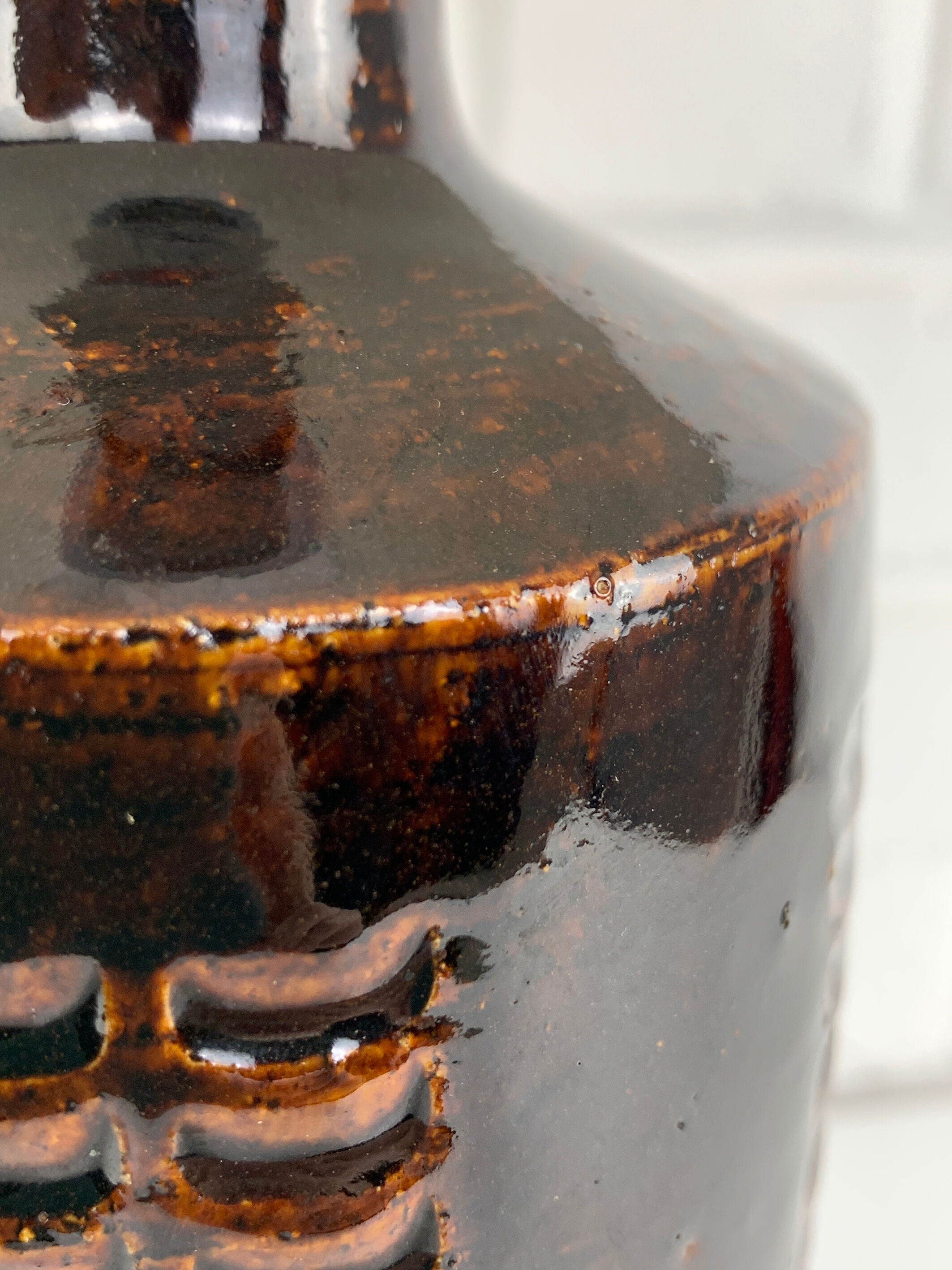 Ceramic table lamp, Per Linnemann-Schmidt for Palshus, Denmark, 1960