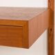Danish teak shelving unt with a desk in the style of Poul Cadovius, 1960s