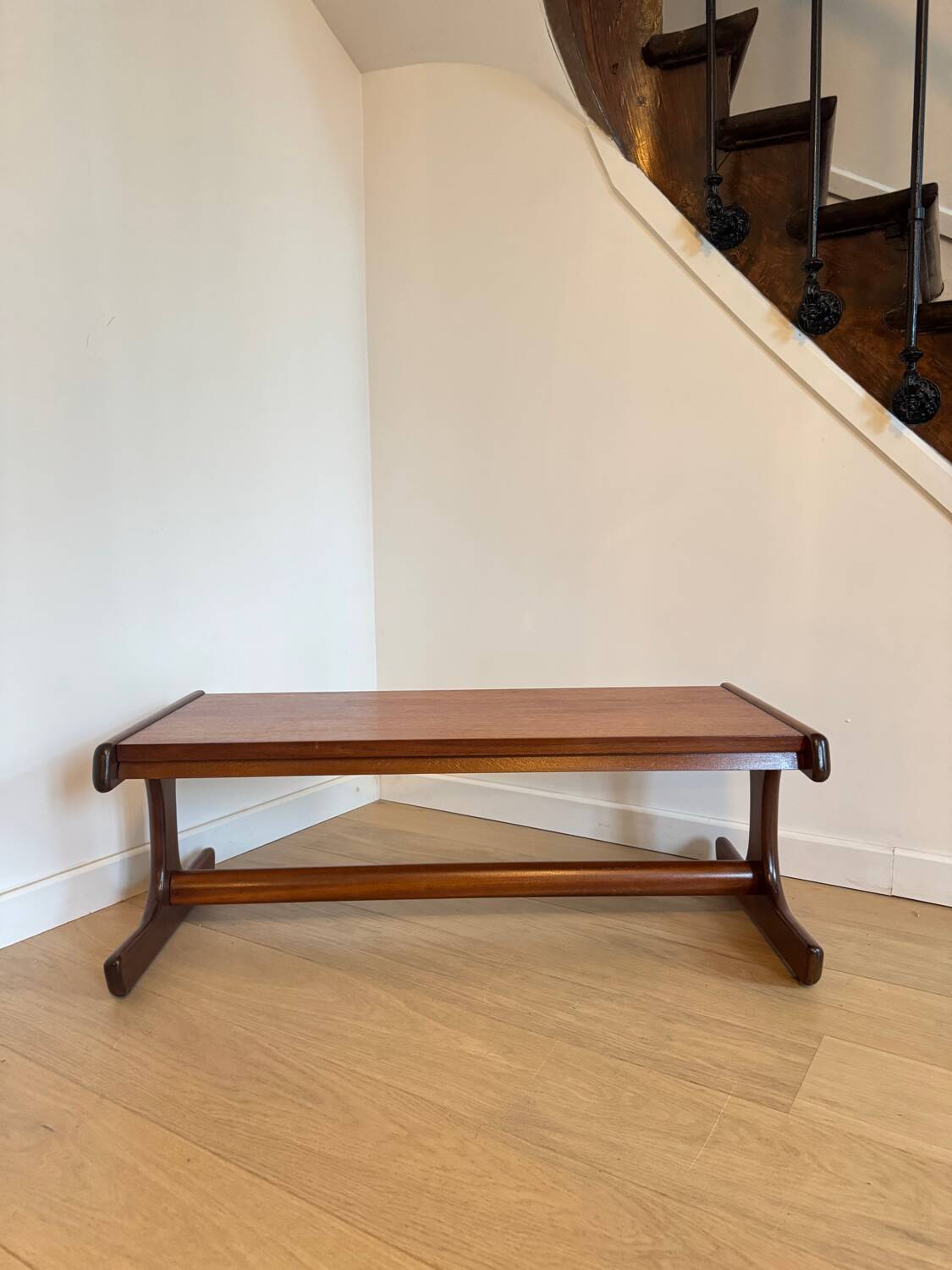 70s teak coffee table