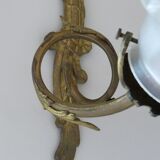 Ancient art nouveau tulip applied