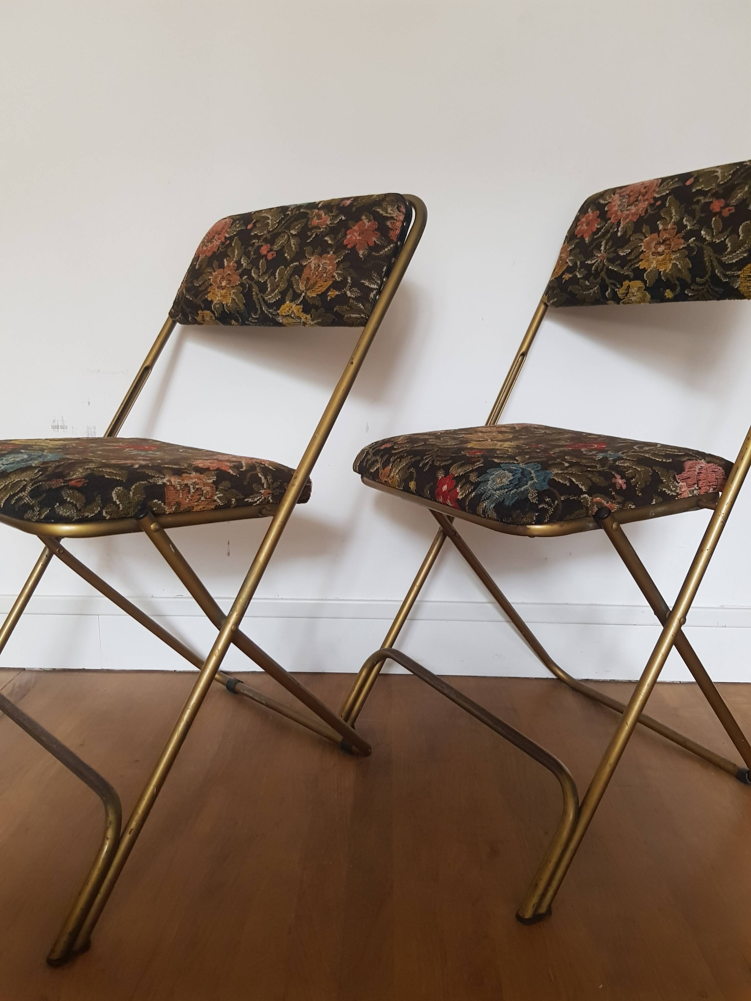 Set of 2 Lafuma folding chairs