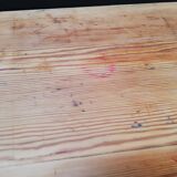 Table pliante en bois brasserie-guinguette , 6/8 couverts