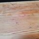Folding table in wood brewery-guinguette, 6/8 cutlery