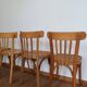 4 vintage bistro chairs