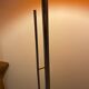 Vintage orange Space Age floor lamp from the 1970s