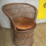 Basket chair in rattan