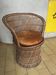 Basket chair in rattan