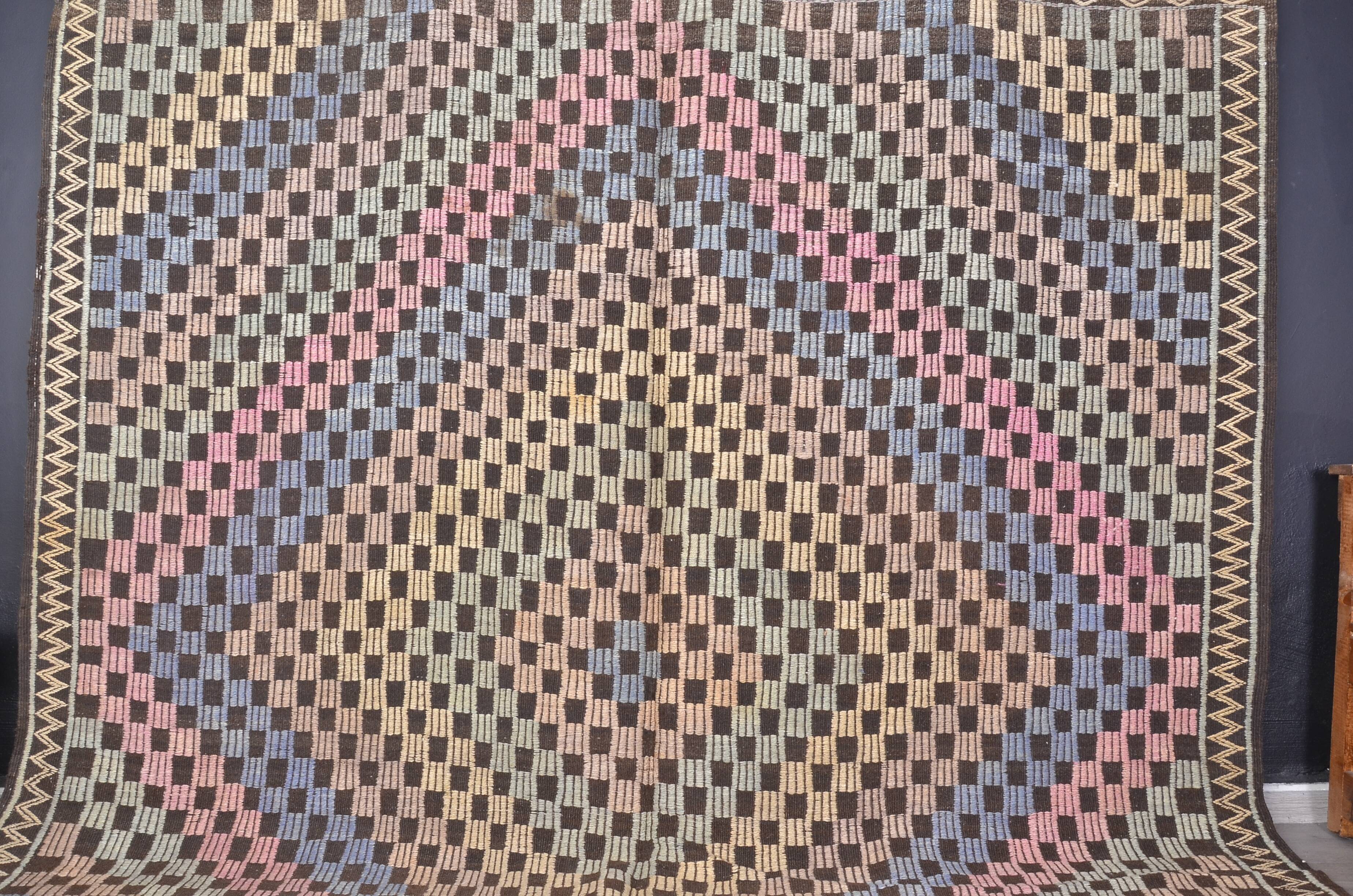 Colourful Neutral Home Living Kilim Rug sku 1891