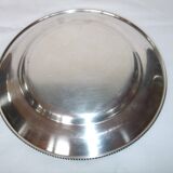 Round table service table tray Silver metal punch WMF