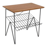 "Stringbord" teak side table, Sweden, 1950