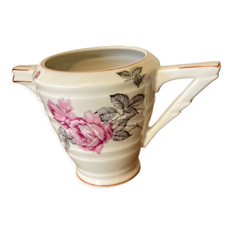 Limoges ML pink patterned round milk jug