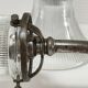 Pair of bronze and glass sconces  1900