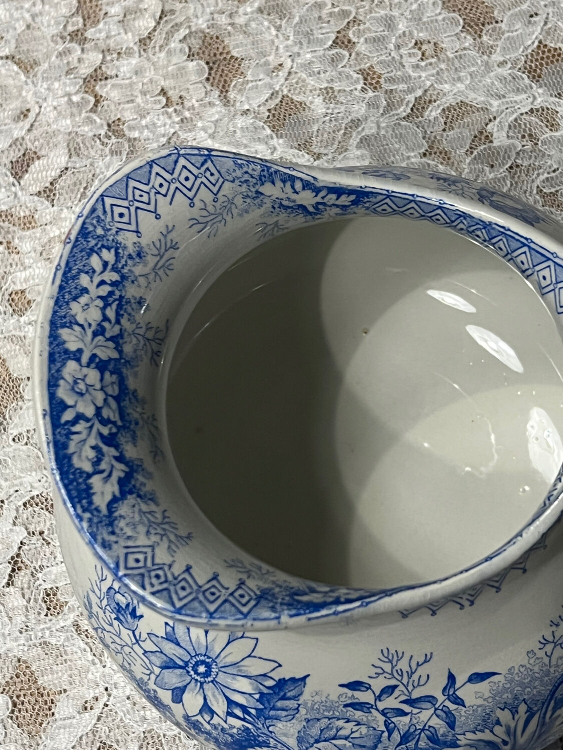 Toilet set iron earth Hamage-Nord model Jardinière