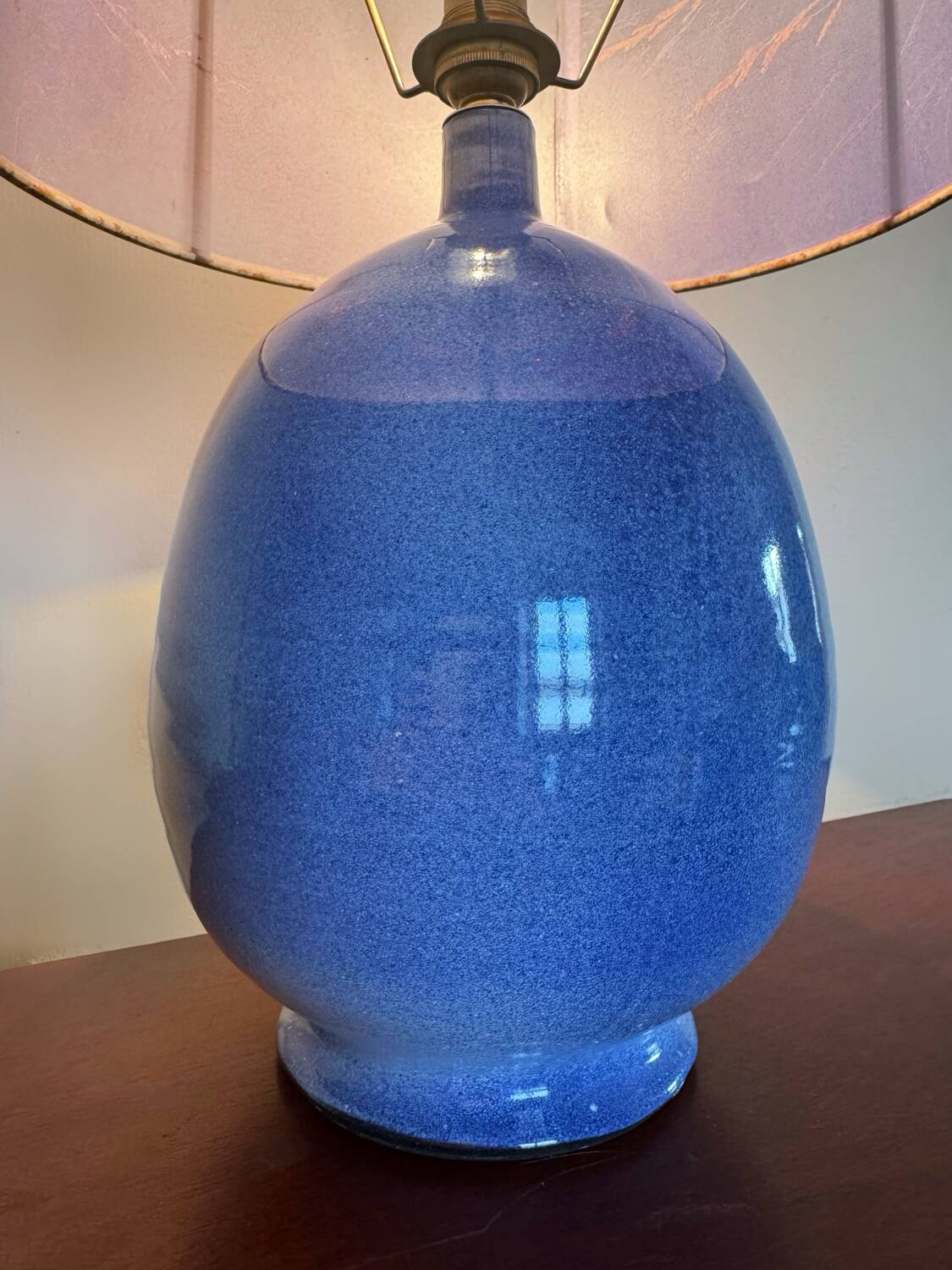 Ceramic lamp Les Cyclades Anduze 60s