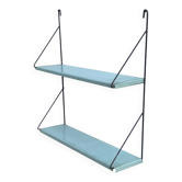 Vintage metal wall shelf wall rack minimalistic 1960’s