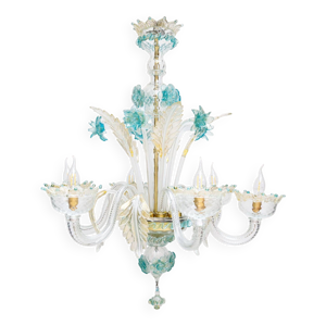 Lustre vénitien à 6 - murano