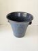 Blue glazed ceramic ice bucket for champagne and wine