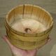 Old wooden cheese mold munster Vosges Alsace
